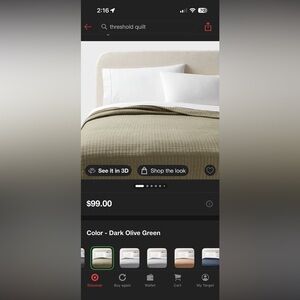 Threshold Jersey King Quilt